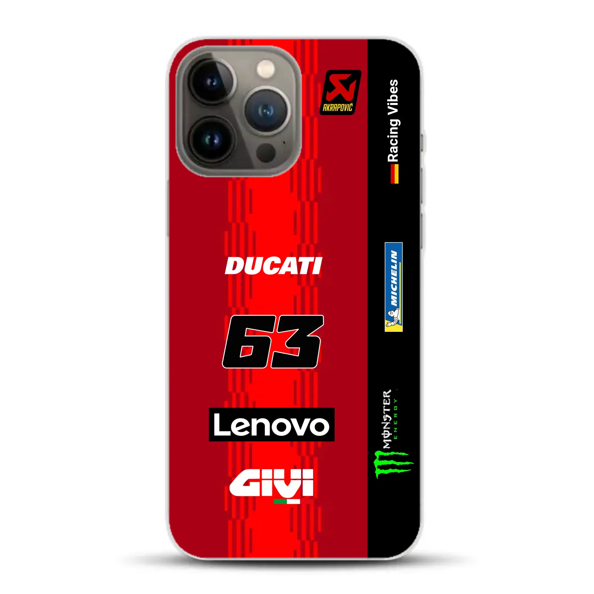Desmosedici GP25 MotoGP 2025 Livery - Individuelle Handyhülle für iPhone