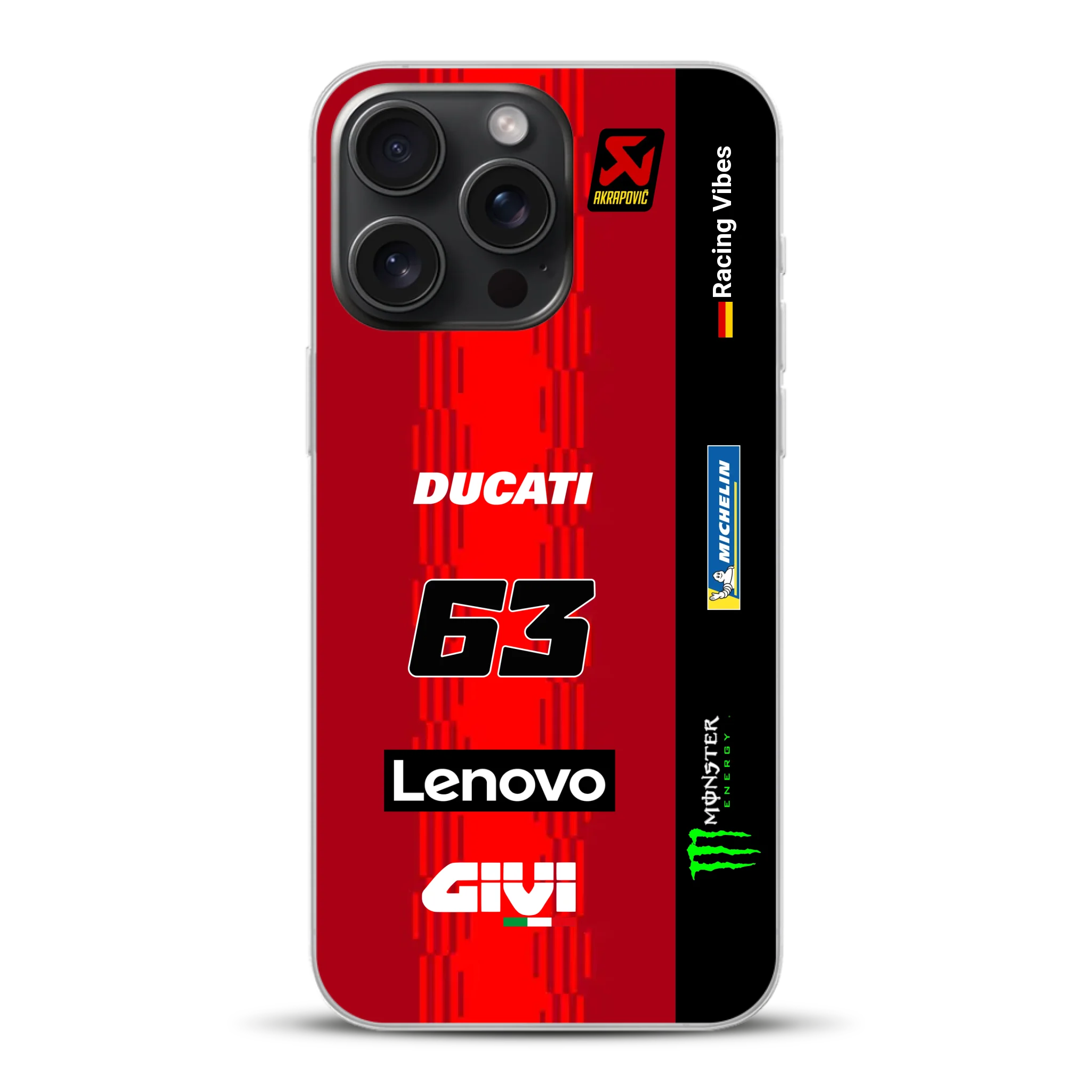 Desmosedici GP25 MotoGP 2025 Livery - Individuelle Handyhülle für iPhone