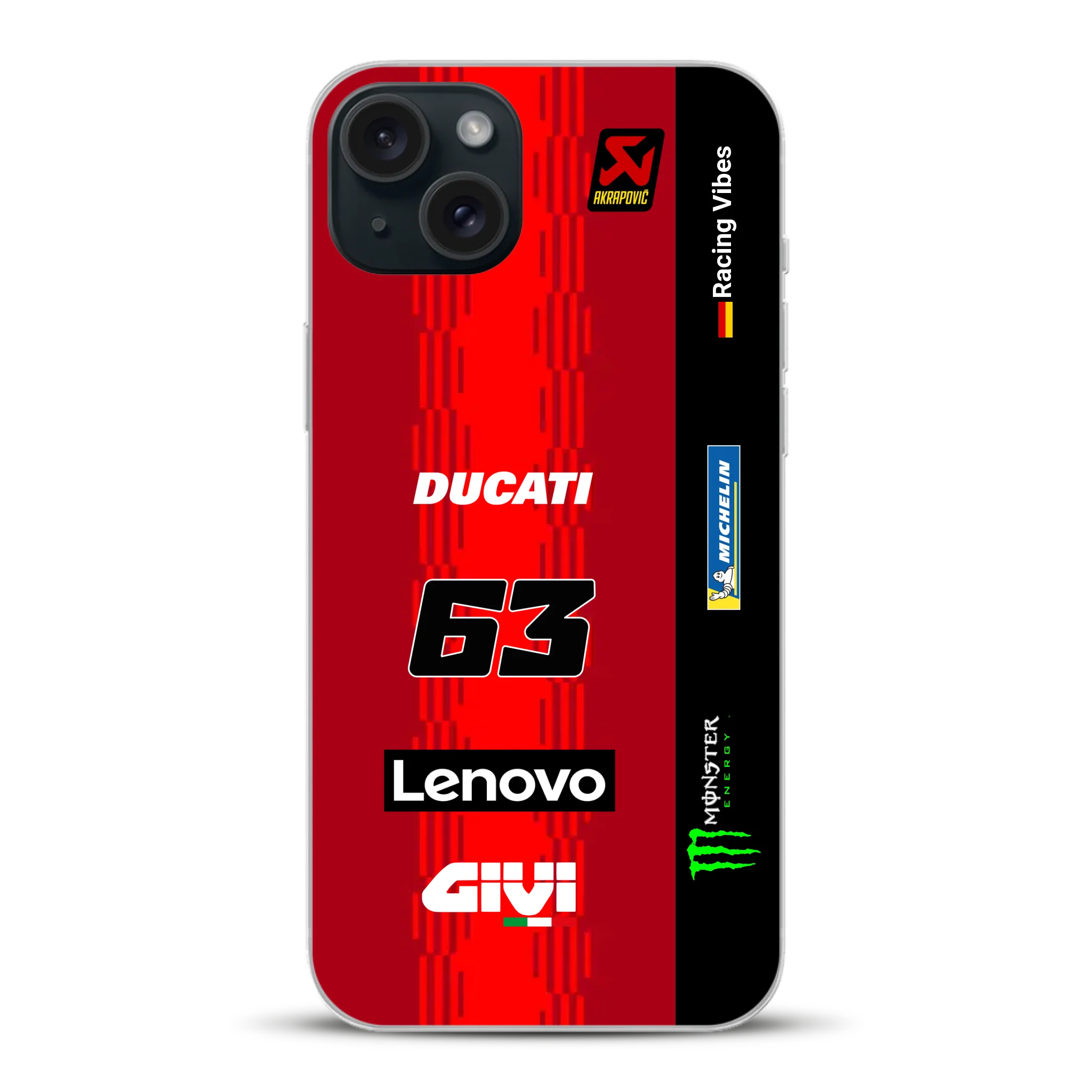 Desmosedici GP25 MotoGP 2025 Livery - Individuelle Handyhülle für iPhone