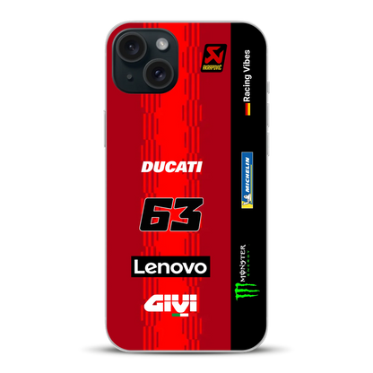 Desmosedici GP25 MotoGP 2025 Livery - Individuelle Handyhülle für iPhone