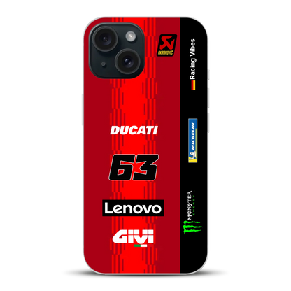 Desmosedici GP25 MotoGP 2025 Livery - Individuelle Handyhülle für iPhone