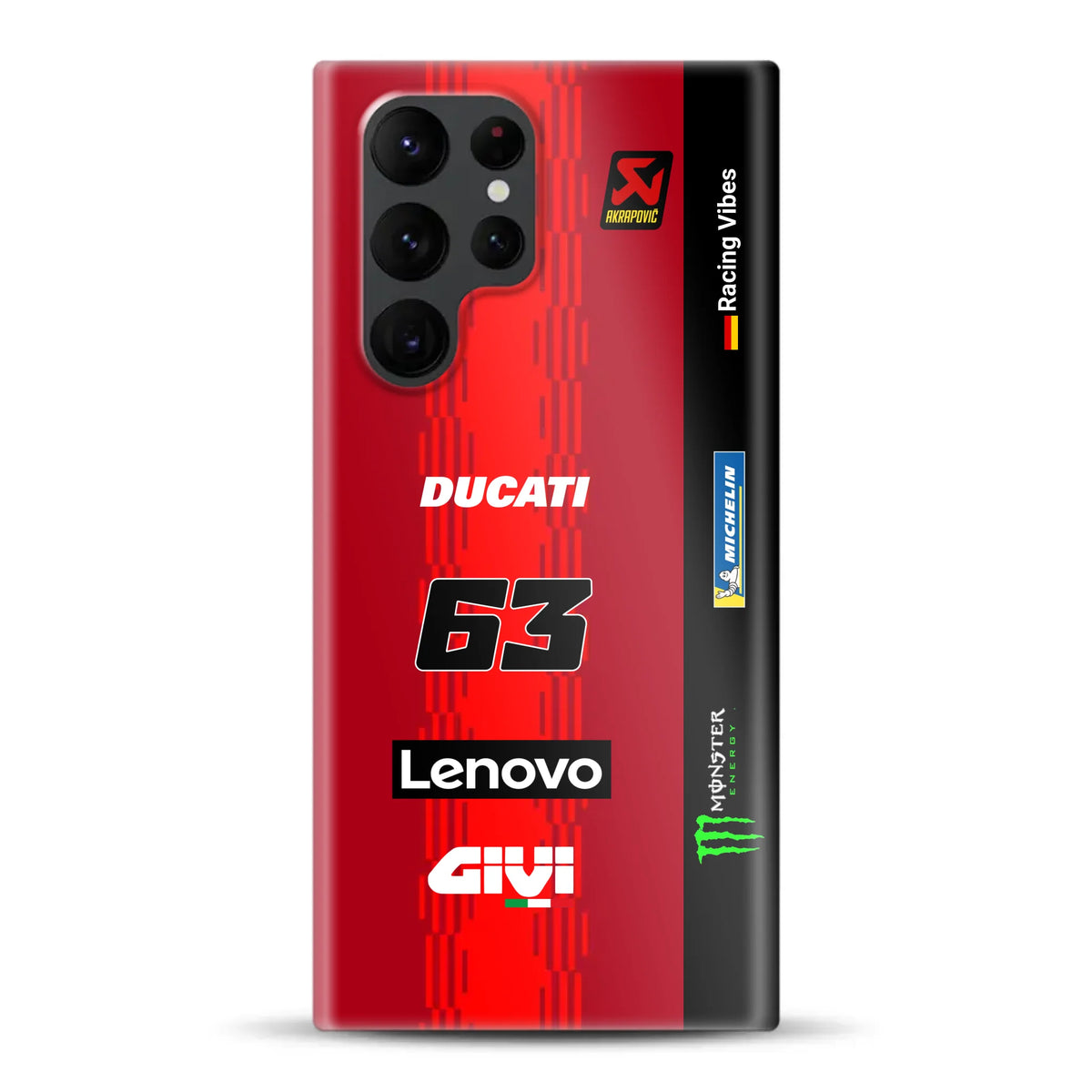 Desmosedici GP25 MotoGP 2025 Livery - Individuelle Hardcase Hülle für Samsung
