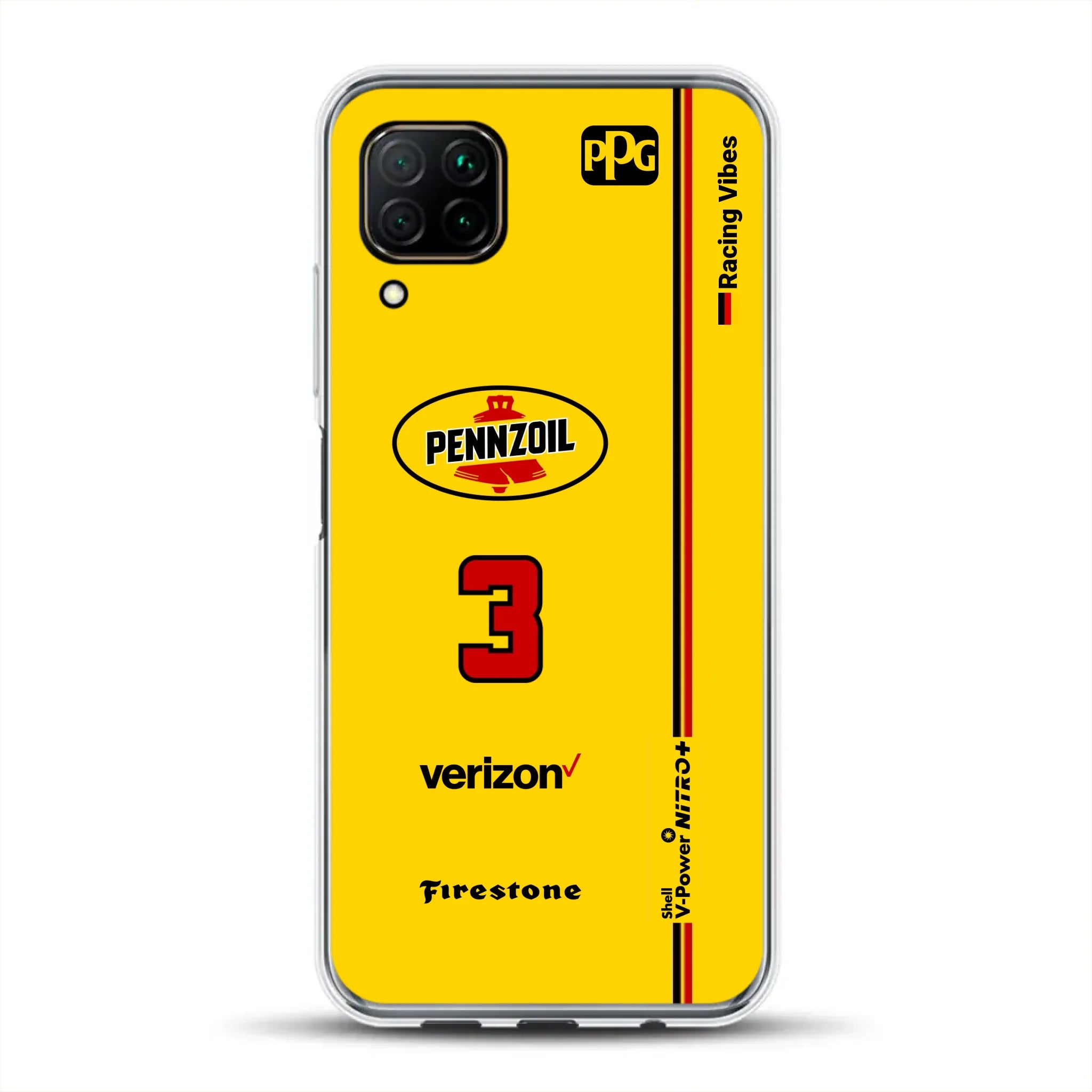 Yellow Submarine Racing Livery - Custodia per cellulare personalizzata per Huawei