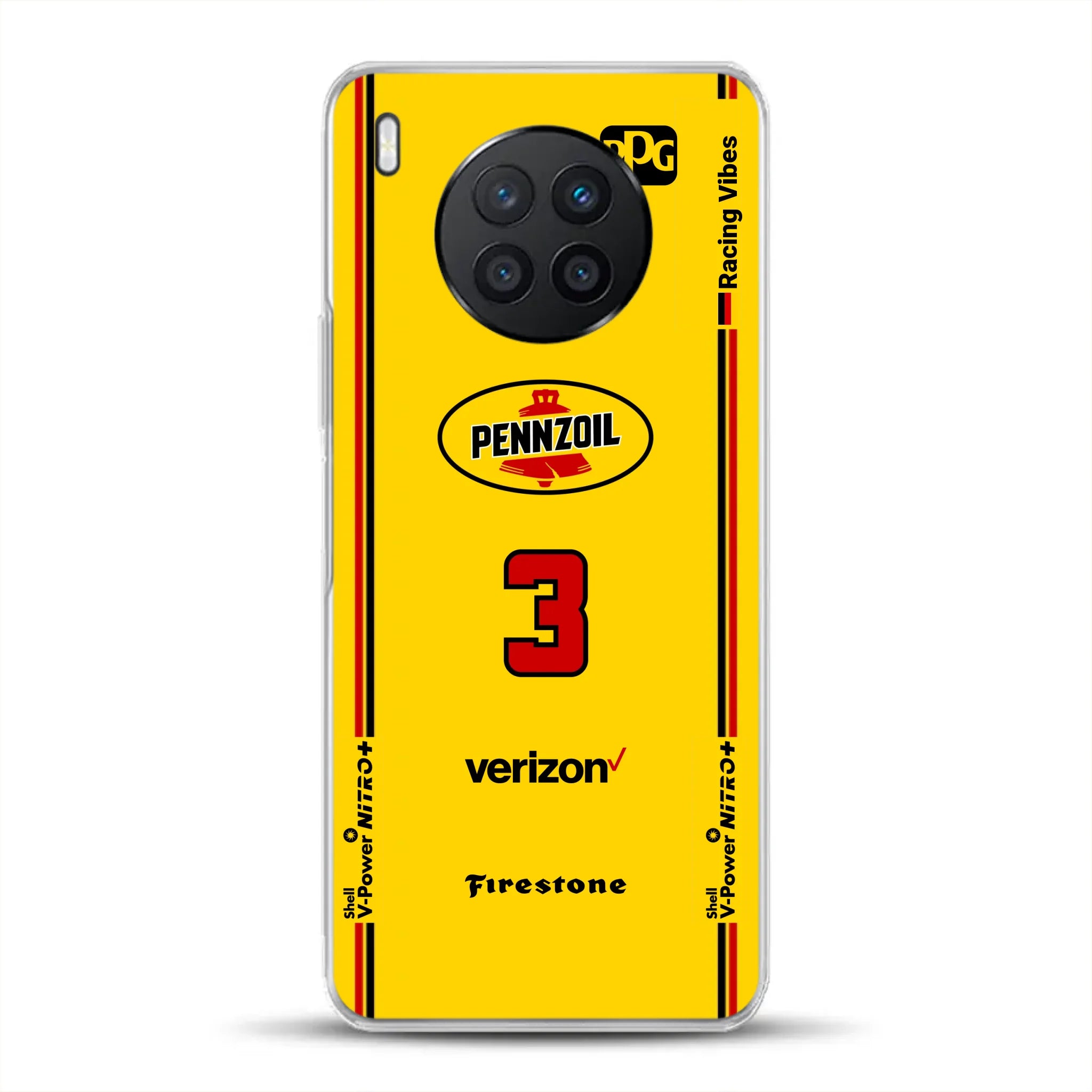 Yellow Submarine Racing Livery - Custodia per cellulare personalizzata per Huawei