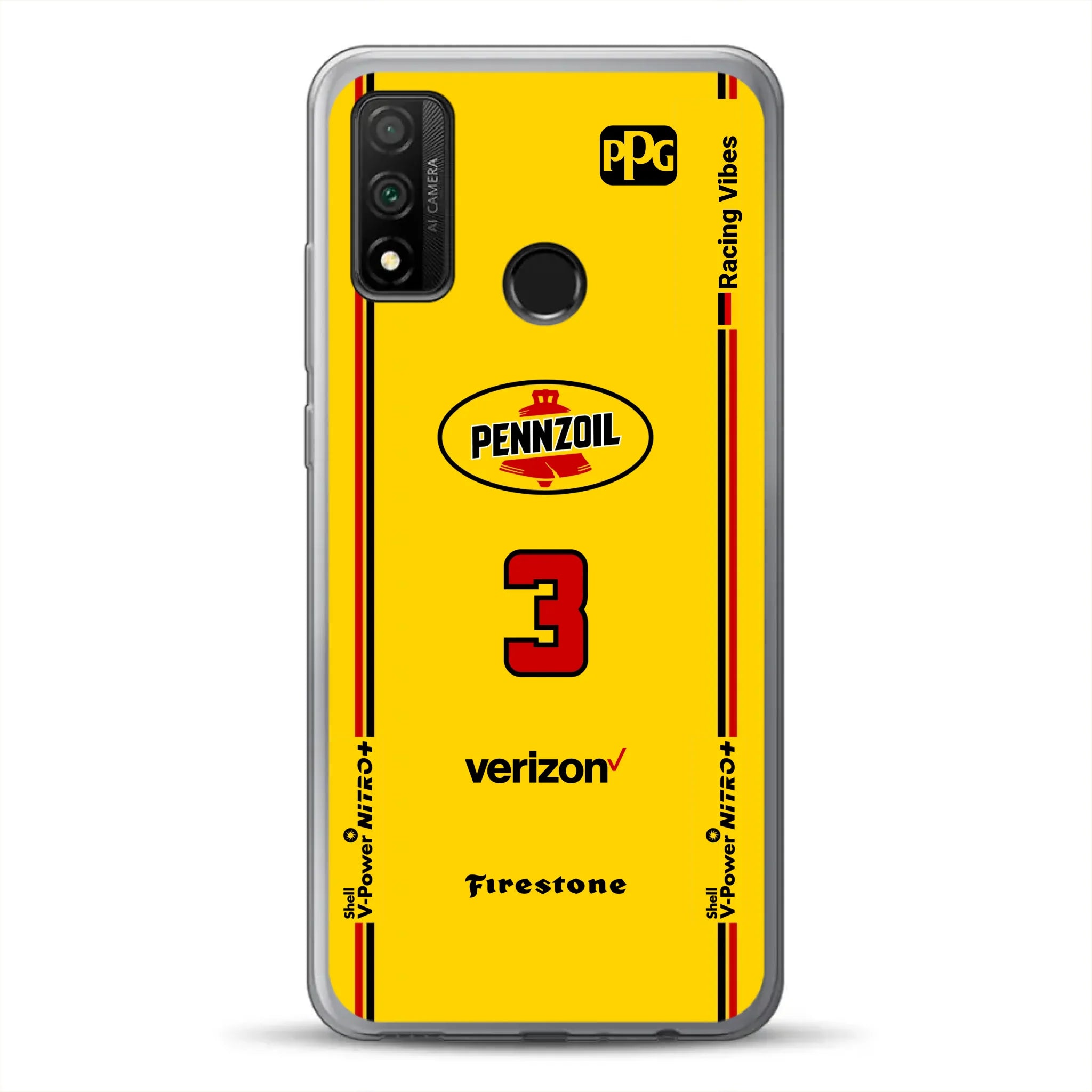 Yellow Submarine Racing Livery - Custodia per cellulare personalizzata per Huawei