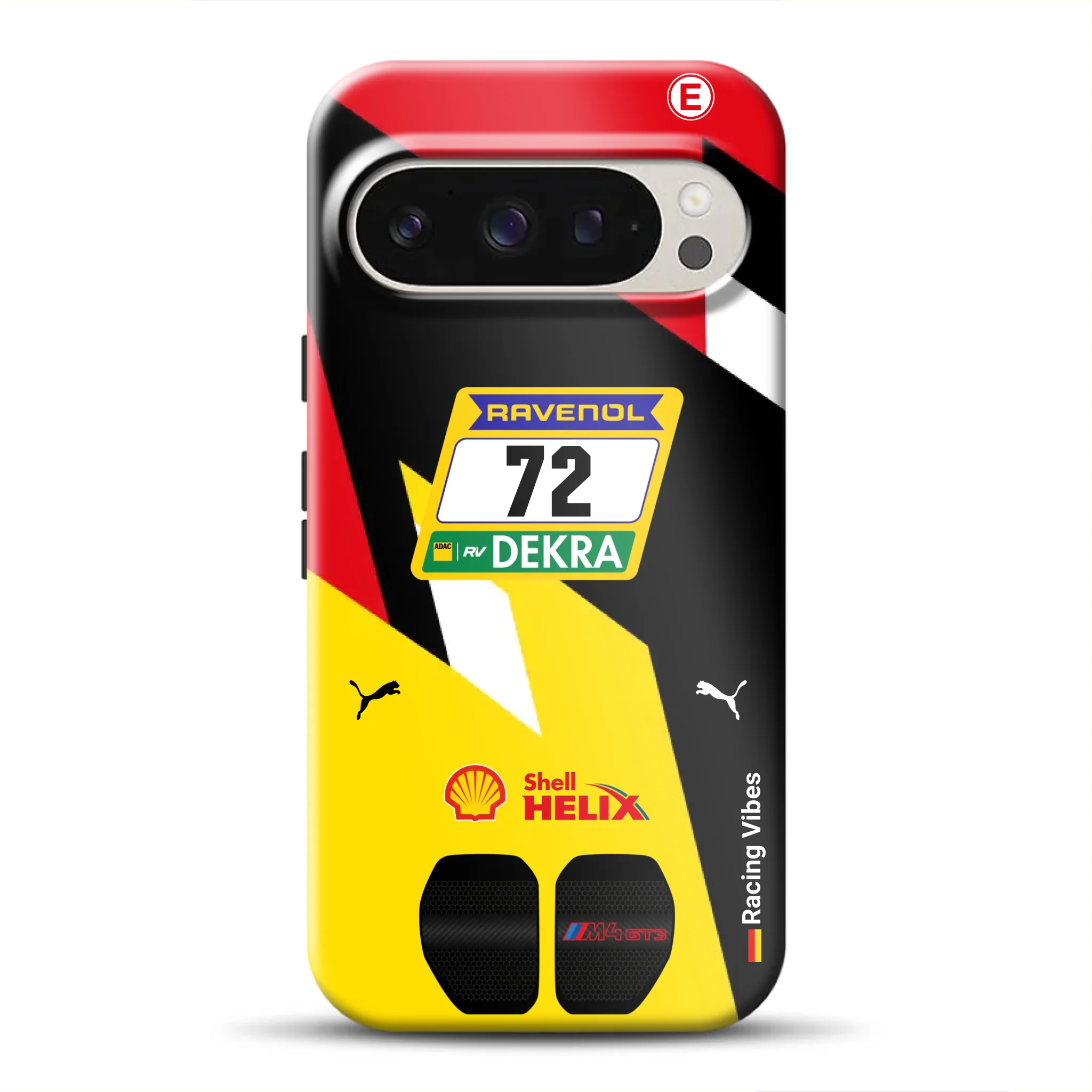 RMG M4 GT3 #72 Nürburgring 24h Qualifiers 2024 Livery – Personnalisé Premium Case pour Google