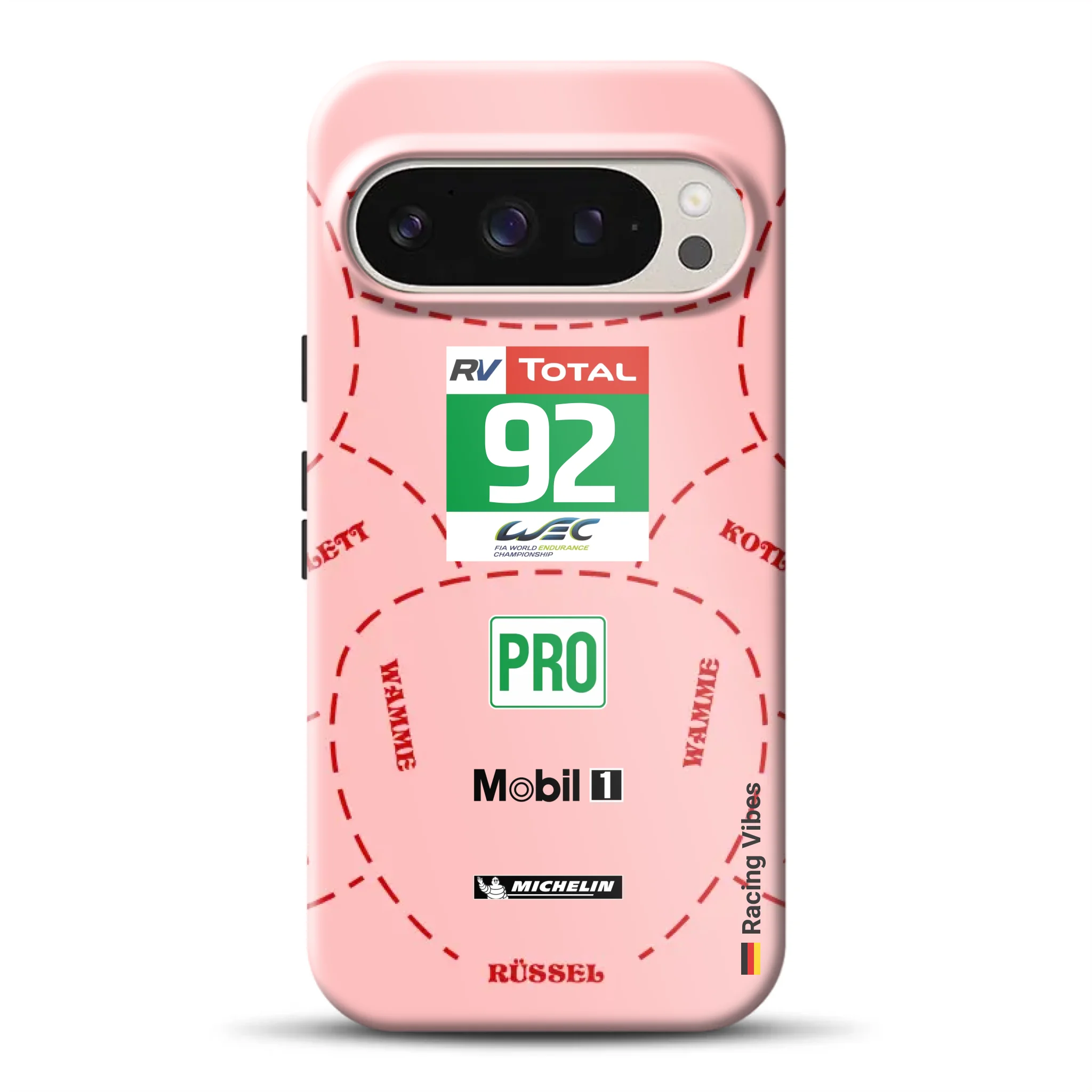 Pink Pig Porsche GT Livery – Individuelle Premium Hülle für Google
