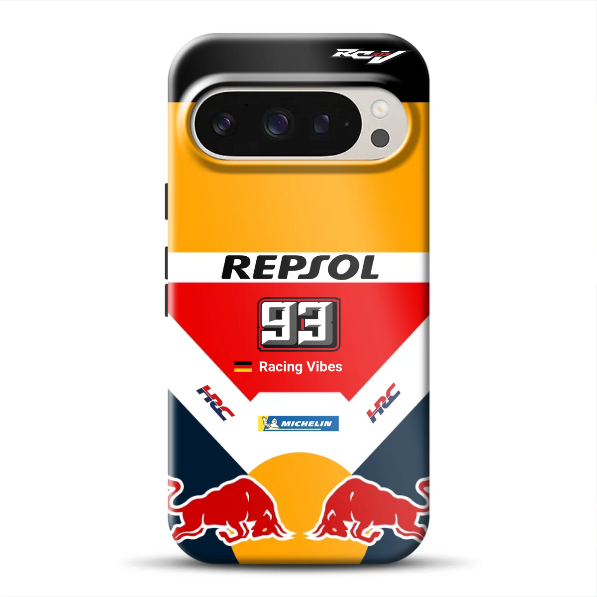 RC213V MotoGP Marc Márquez 2019 Champion Livery – Custodia premium personalizzata per Google