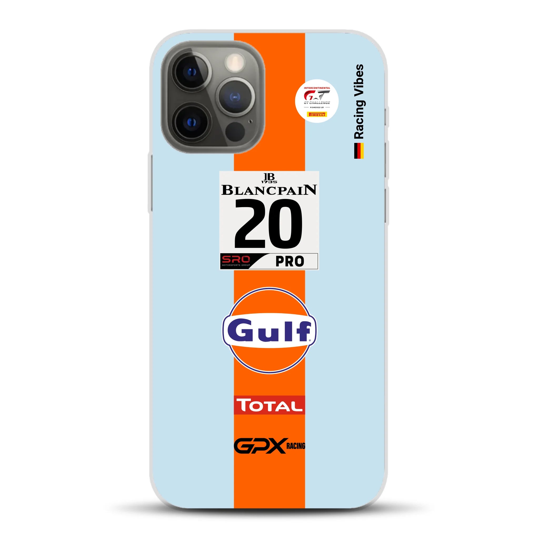 Gulf Porsche GT Livery - Personnalisé coque pour iPhone
