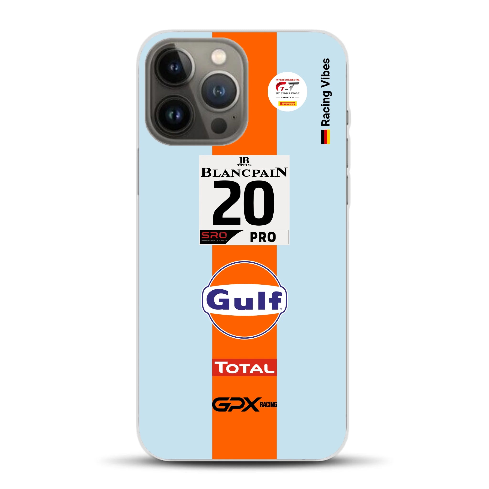 Gulf Porsche GT Livery - Personnalisé coque pour iPhone