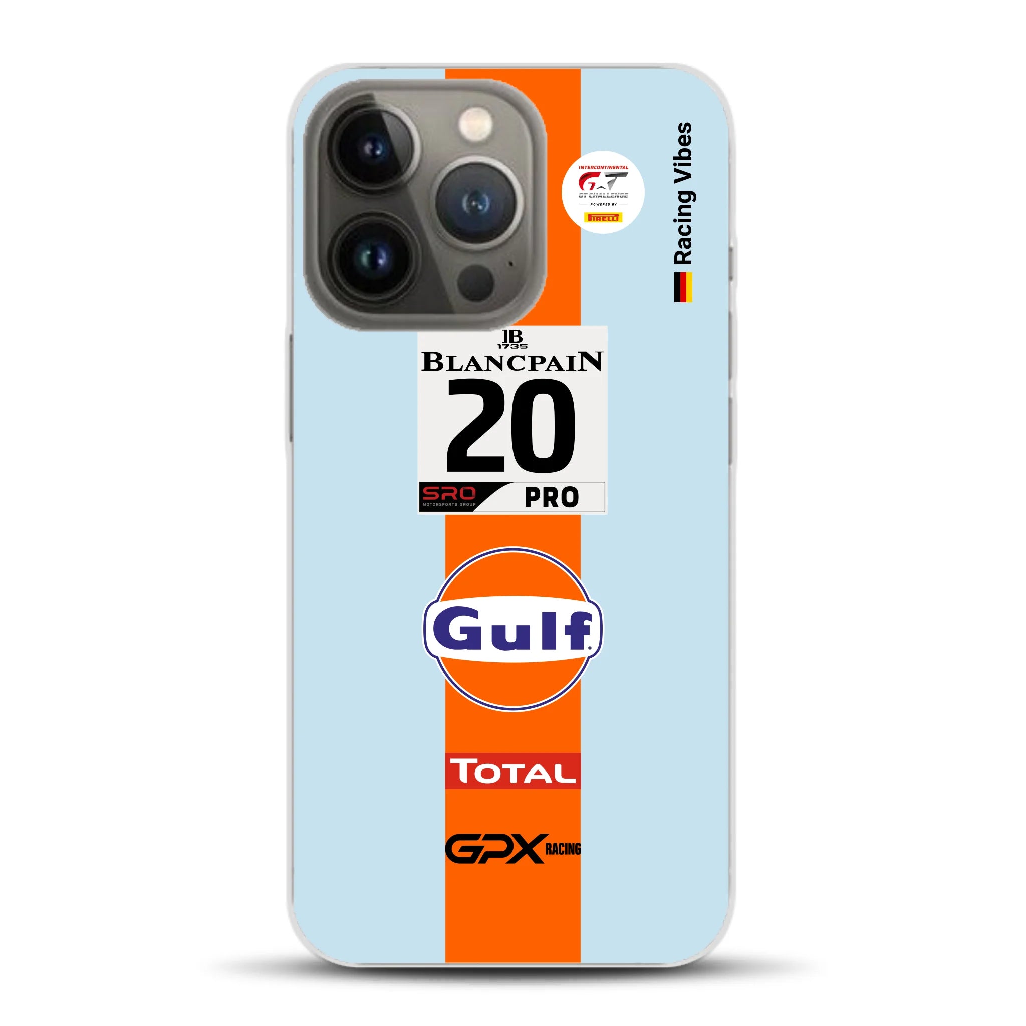 Gulf Porsche GT Livery - Personnalisé coque pour iPhone