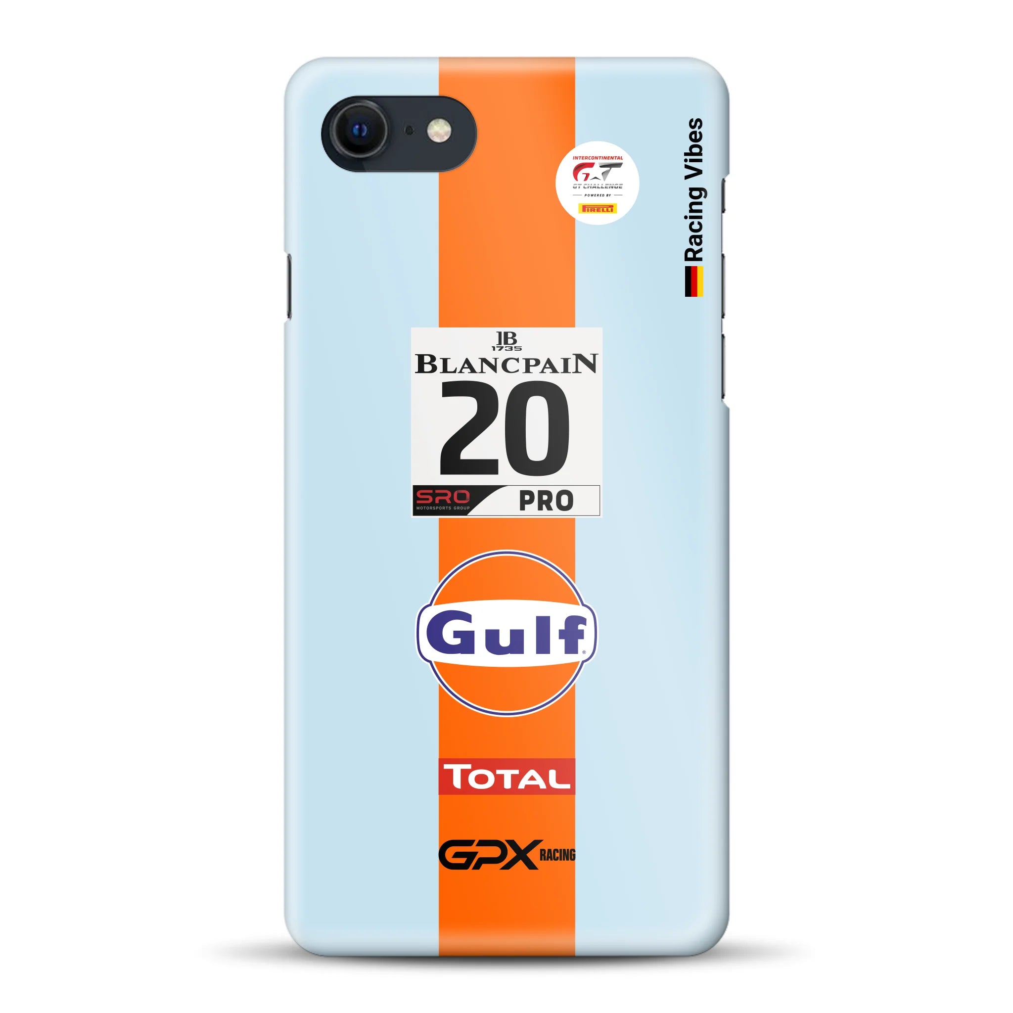 Gulf Porsche GT Livery -  Hard case for iPhone