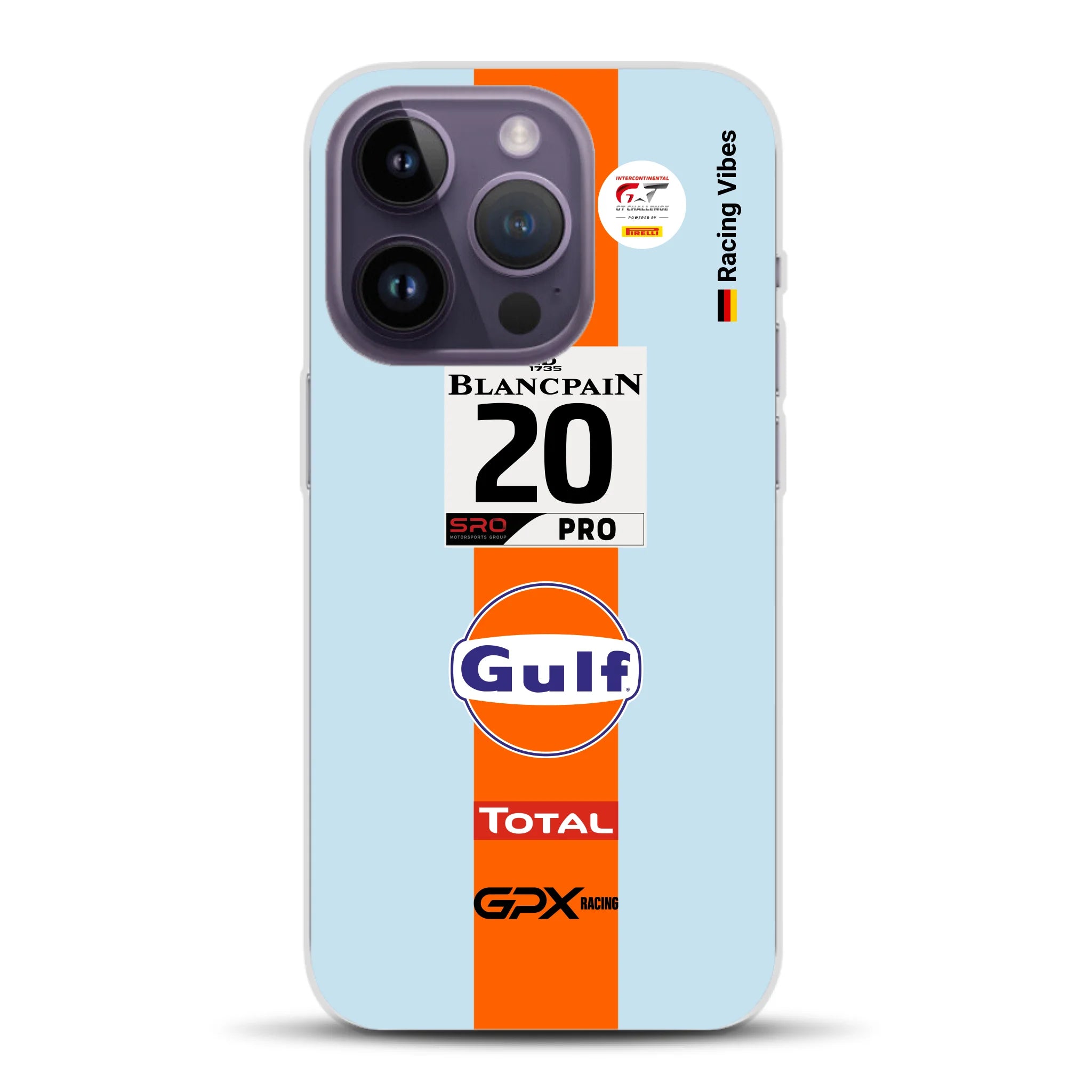 Gulf Porsche GT Livery - Personnalisé coque pour iPhone