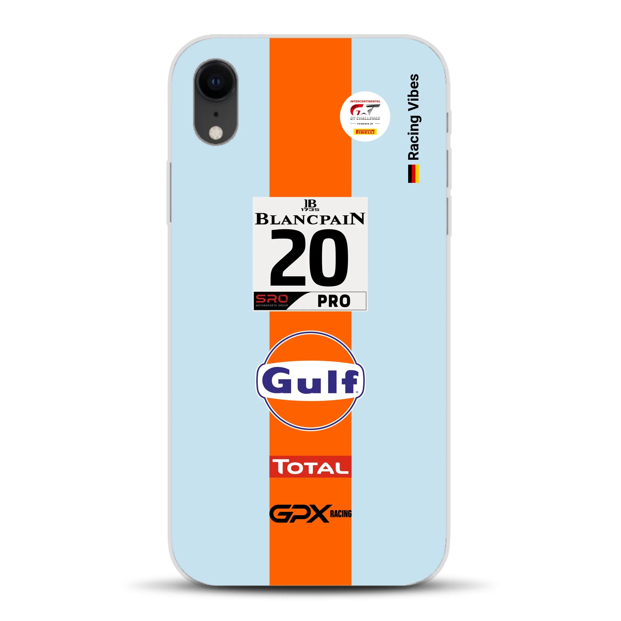 Gulf Porsche GT Livery - Personnalisé coque pour iPhone