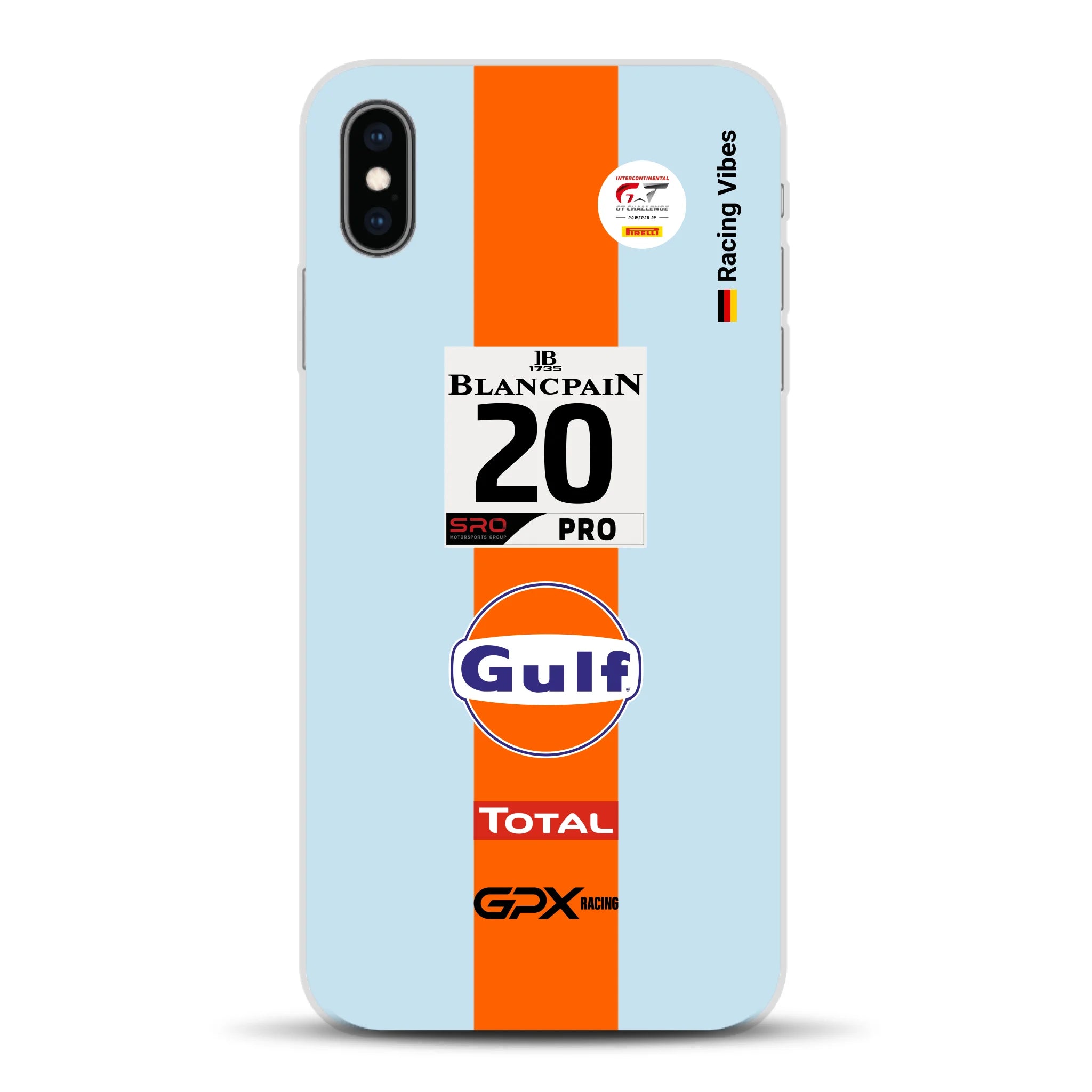 Gulf Porsche GT Livery - Personnalisé coque pour iPhone