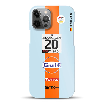 Gulf Porsche GT Livery - Individuelle Hardcase Hülle für iPhone