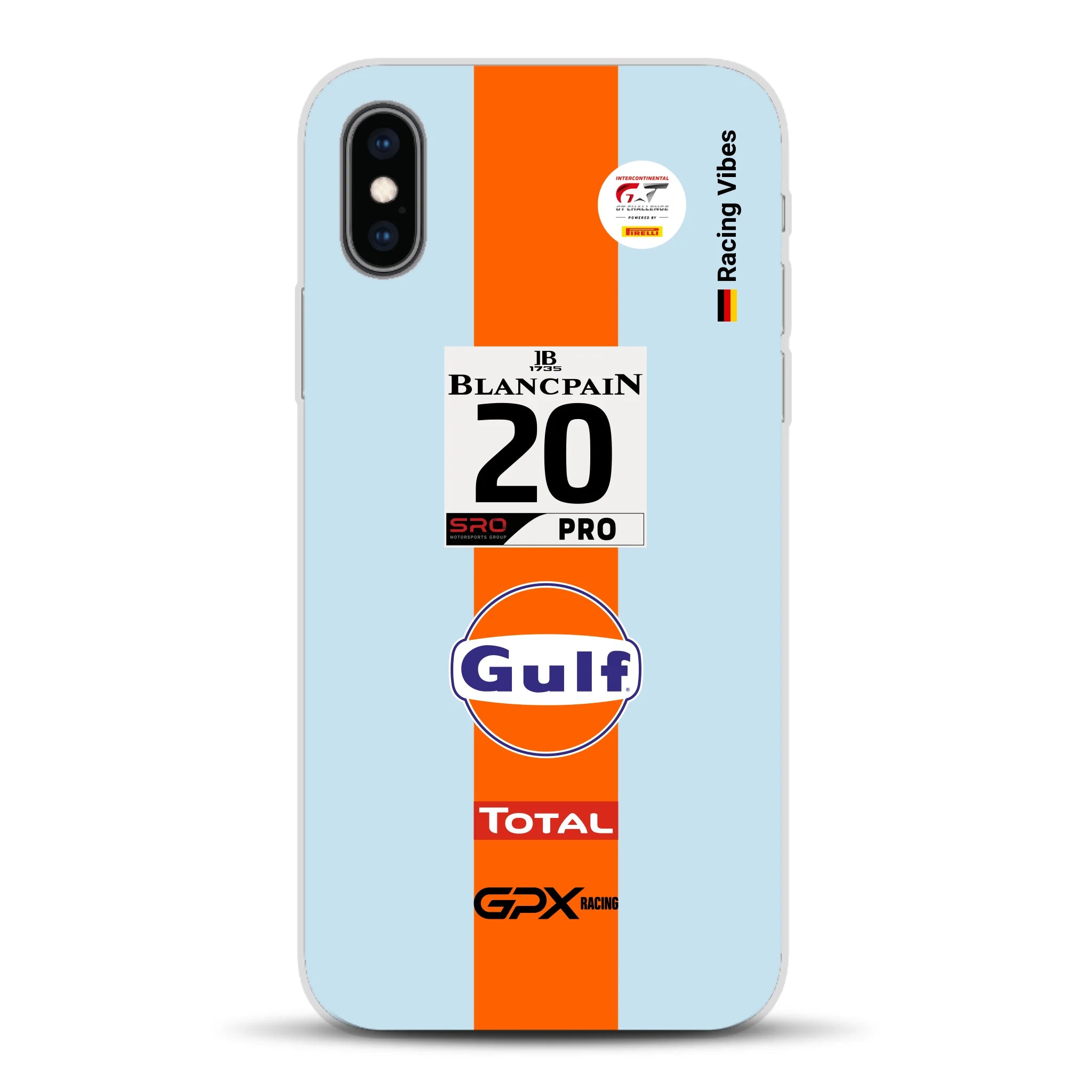 Gulf Porsche GT Livery - Personnalisé coque pour iPhone