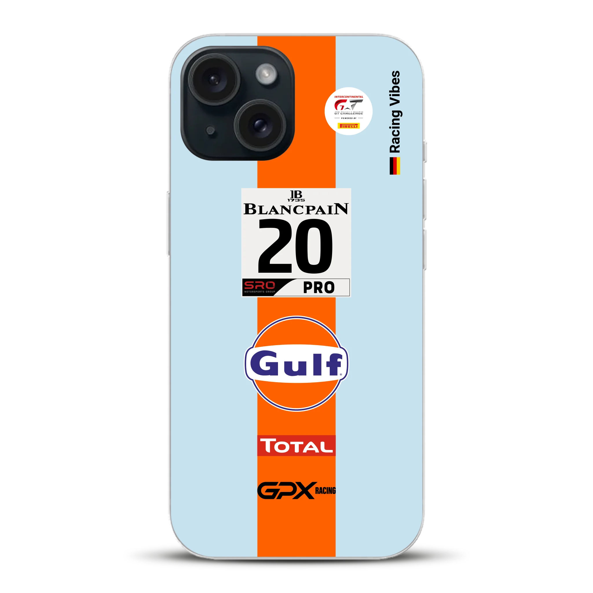 Gulf Porsche GT Livery - Personnalisé coque pour iPhone