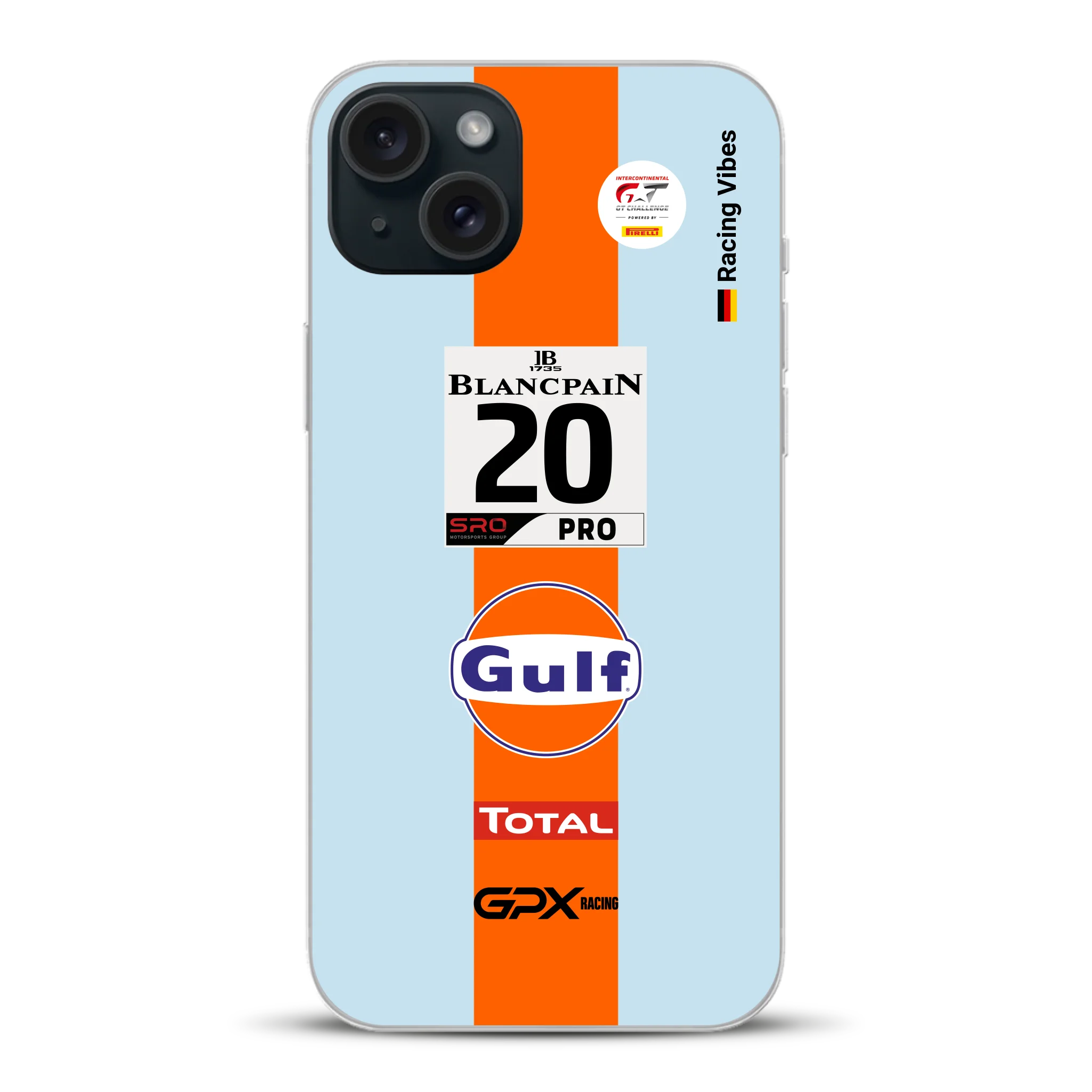 Gulf Porsche GT Livery - Personnalisé coque pour iPhone