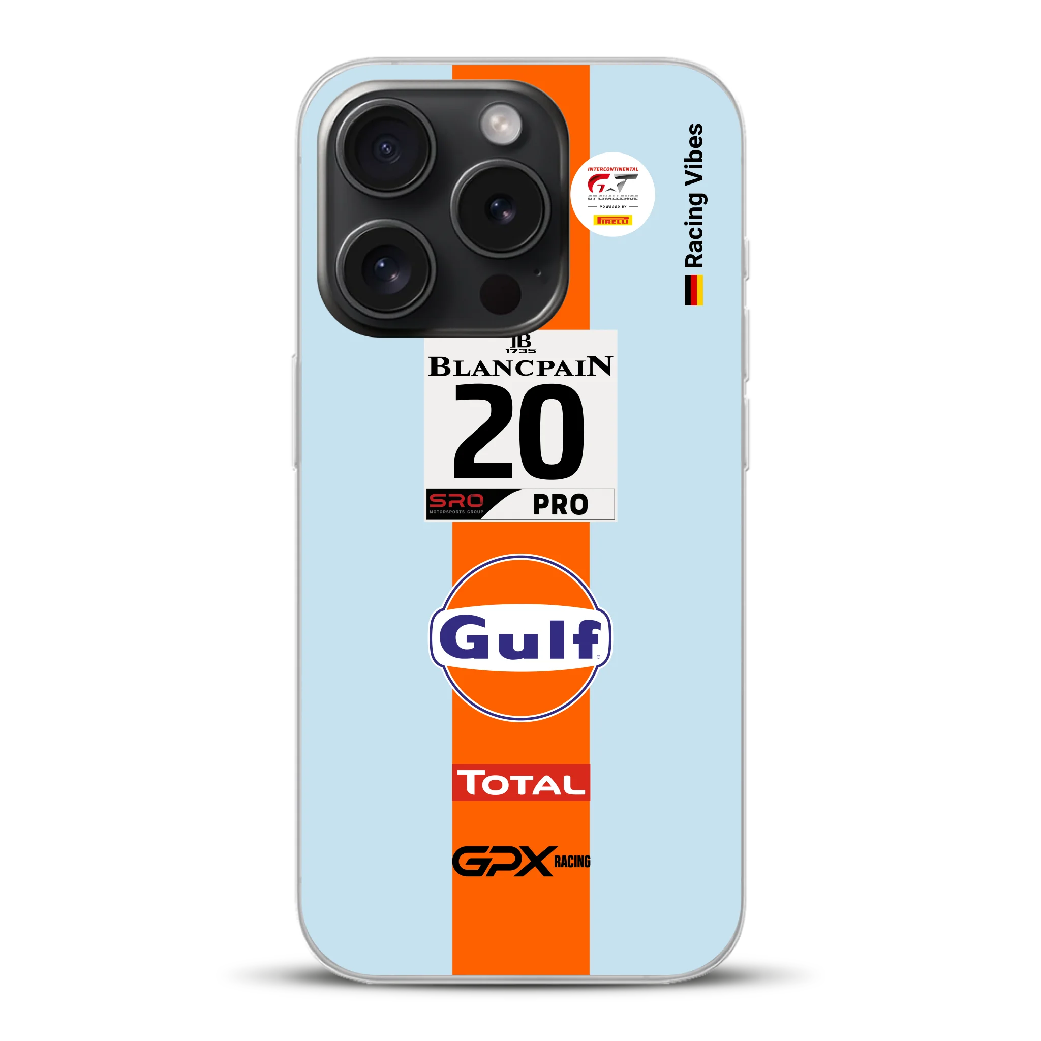 Gulf Porsche GT Livery - Personnalisé coque pour iPhone