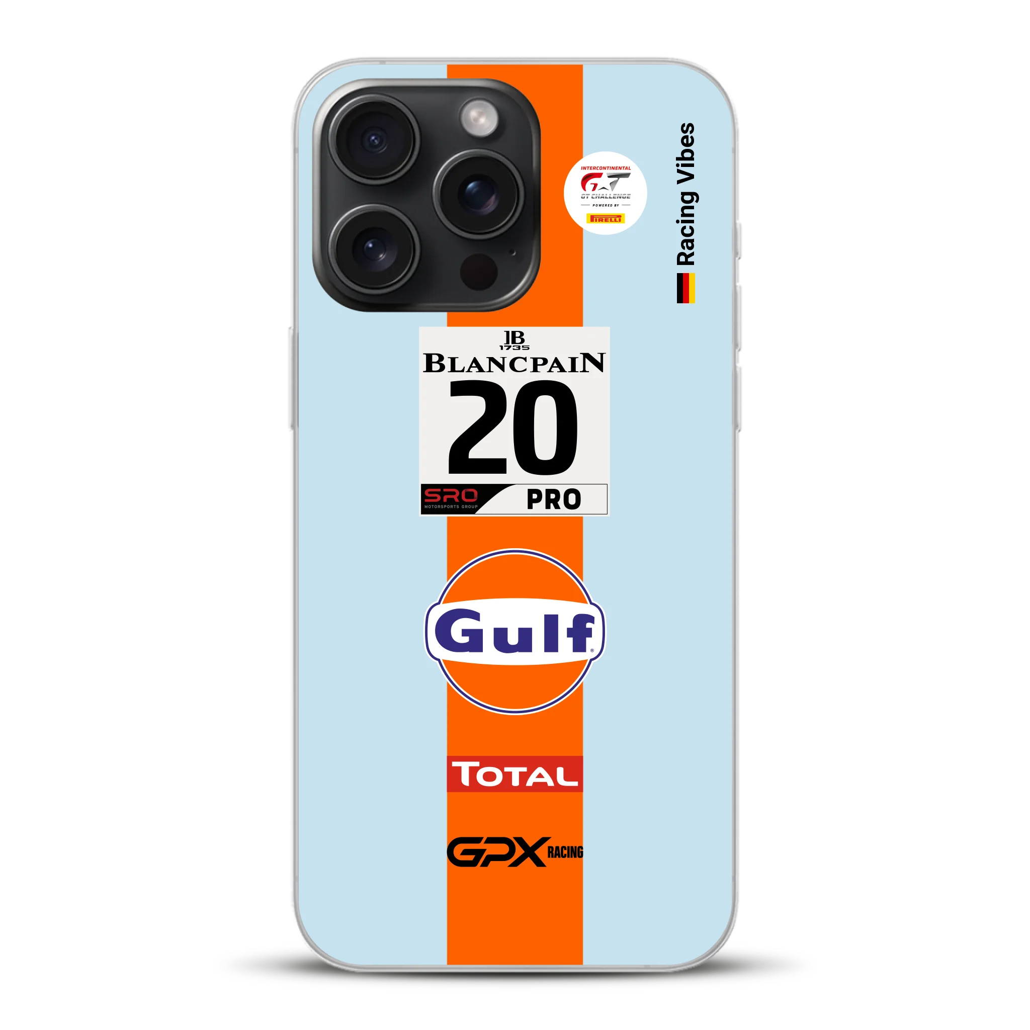 Gulf Porsche GT Livery - Personnalisé coque pour iPhone