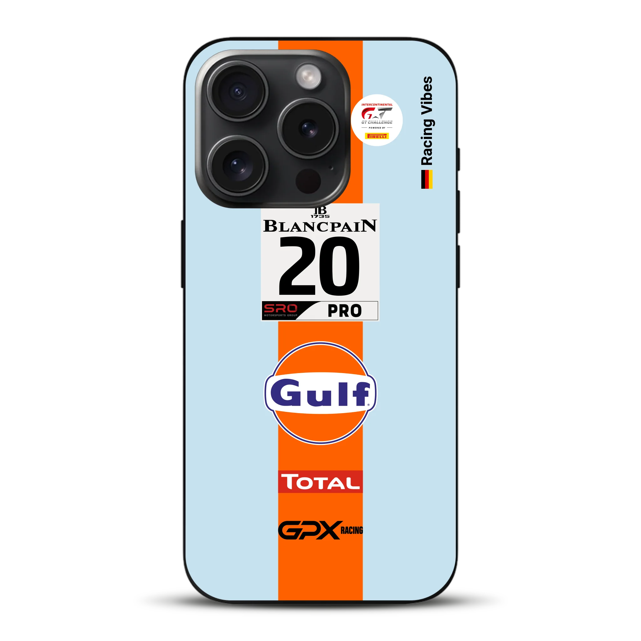 Gulf Porsche GT Livery - Personnalisé coque pour iPhone
