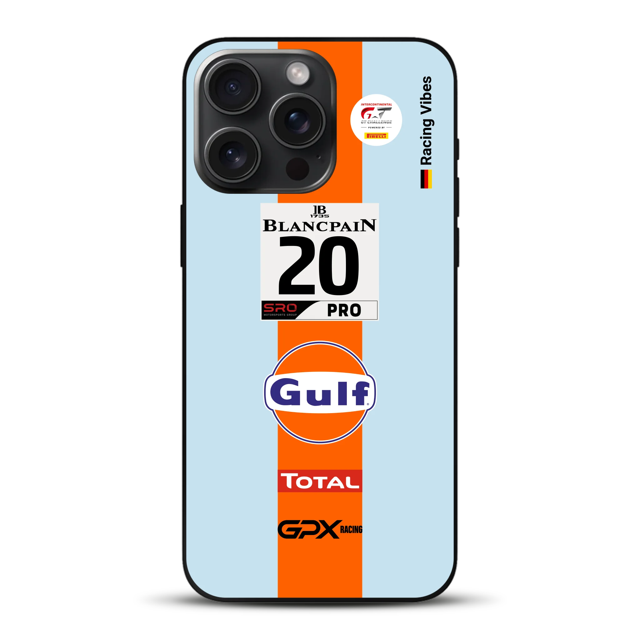 Gulf Porsche GT Livery - Personnalisé coque pour iPhone