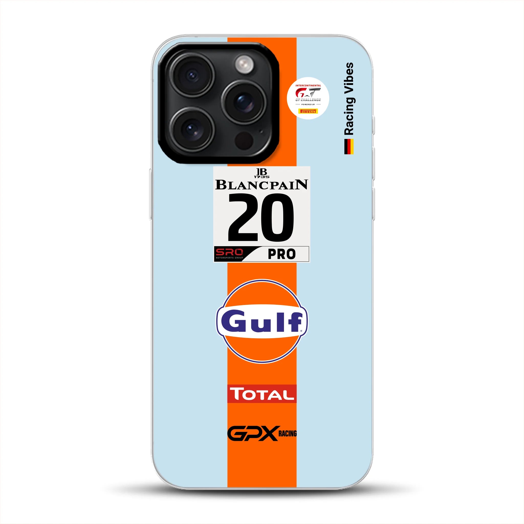 Gulf Porsche GT Livery - Personnalisé coque pour iPhone
