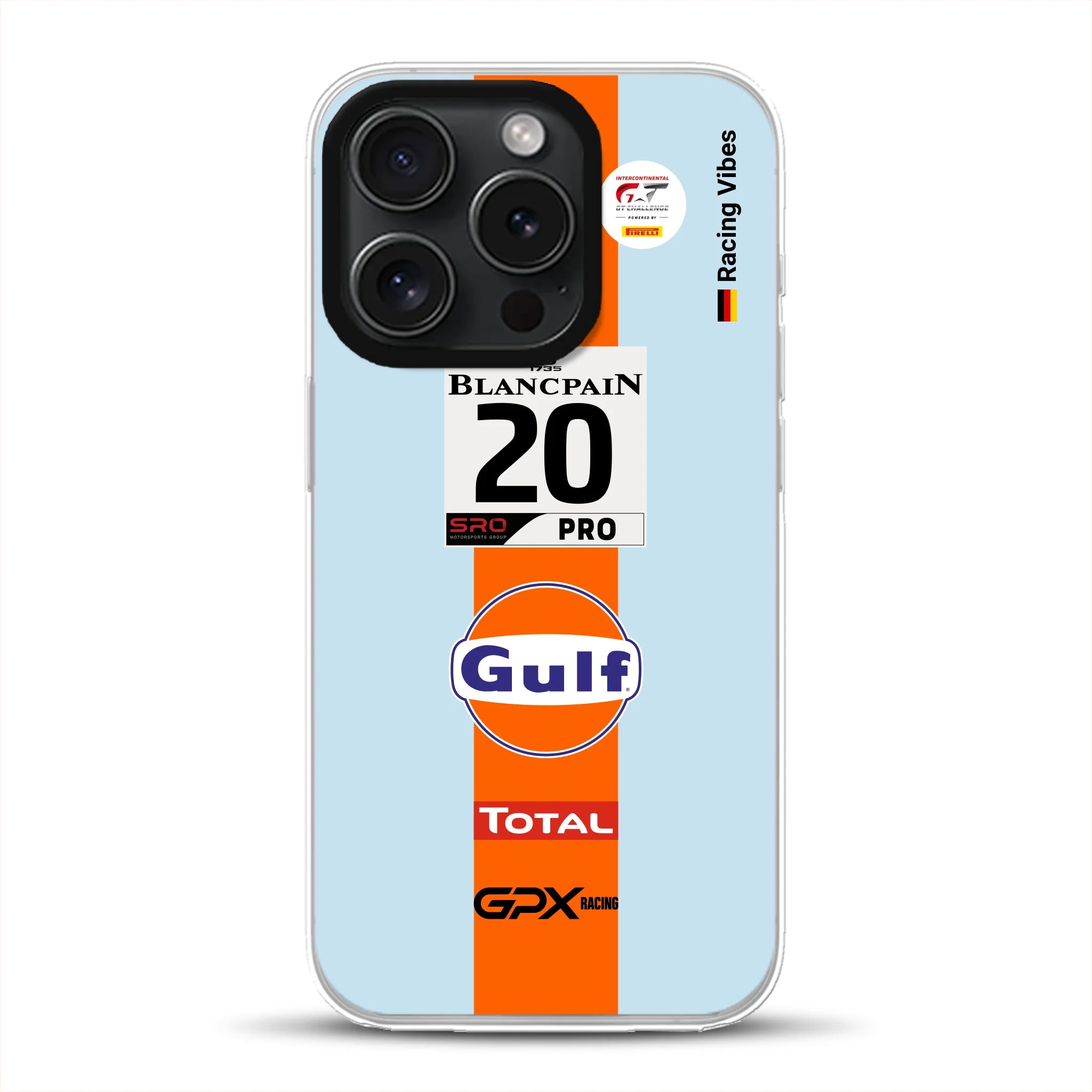 Gulf Porsche GT Livery - Personnalisé coque pour iPhone