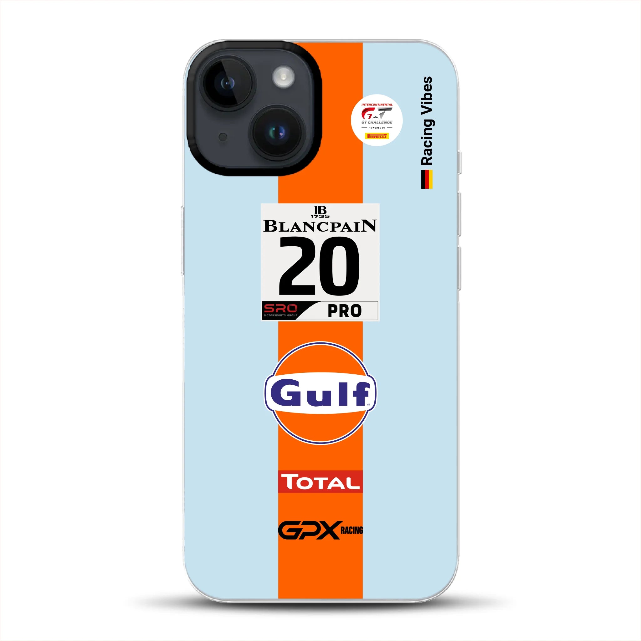 Gulf Porsche GT Livery - Personnalisé coque pour iPhone