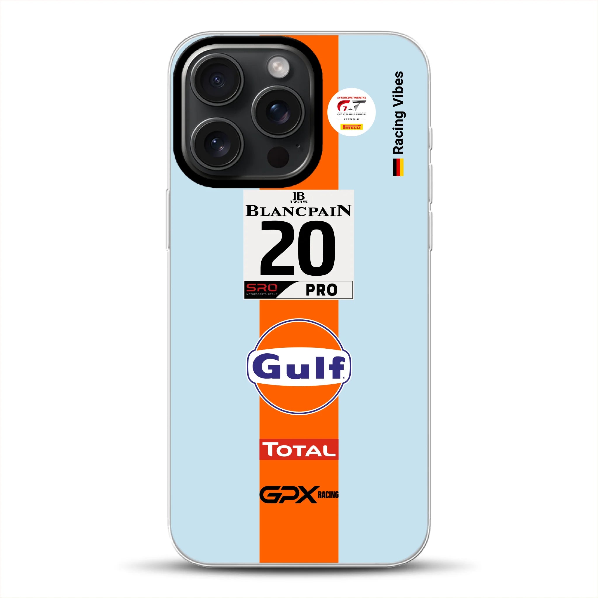 Gulf Porsche GT Livery - Personnalisé coque pour iPhone