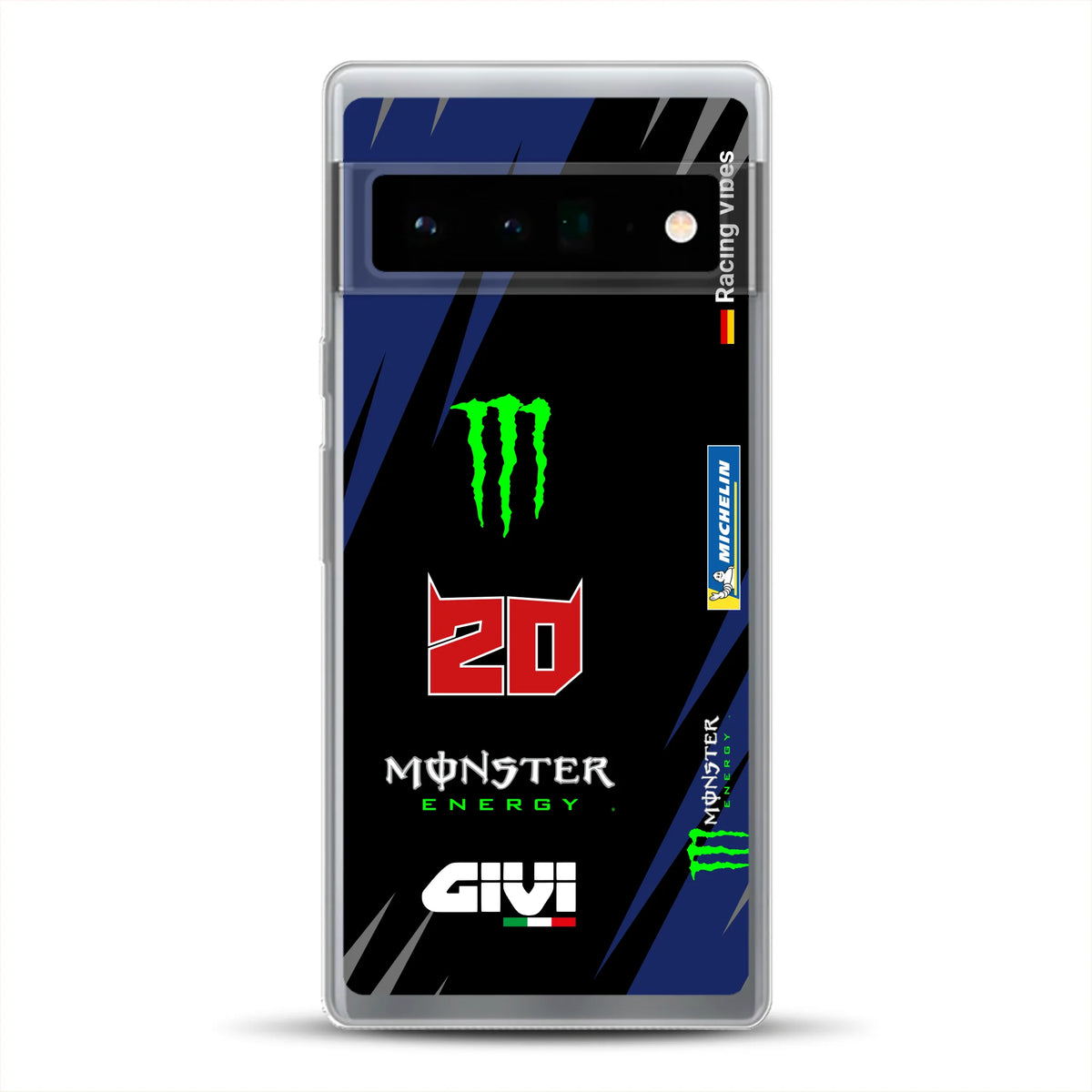 YZR-M1 MotoGP 2025 Livery - Housse de téléphone portable personnalisée pour Google