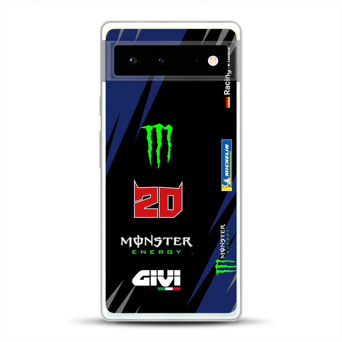 YZR-M1 MotoGP 2025 Livery - Housse de téléphone portable personnalisée pour Google