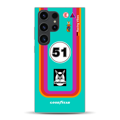 Porsche 935 K3 Vaillant Kremer Racing 1977 Livery - Custodia per cellulare personalizzata per Samsung