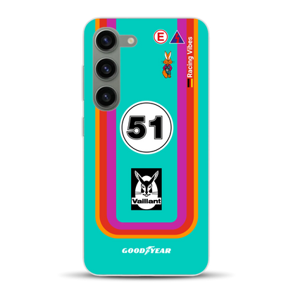 Porsche 935 K3 Vaillant Kremer Racing 1977 Livery - Custodia per cellulare personalizzata per Samsung