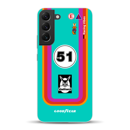 Porsche 935 K3 Vaillant Kremer Racing 1977 Livery - Custodia per cellulare personalizzata per Samsung