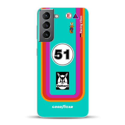 Porsche 935 K3 Vaillant Kremer Racing 1977 Livery - Custodia per cellulare personalizzata per Samsung