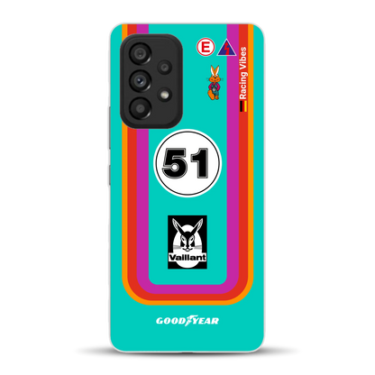 Porsche 935 K3 Vaillant Kremer Racing 1977 Livery - Custodia per cellulare personalizzata per Samsung