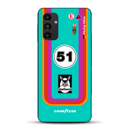 Porsche 935 K3 Vaillant Kremer Racing 1977 Livery - Custodia per cellulare personalizzata per Samsung