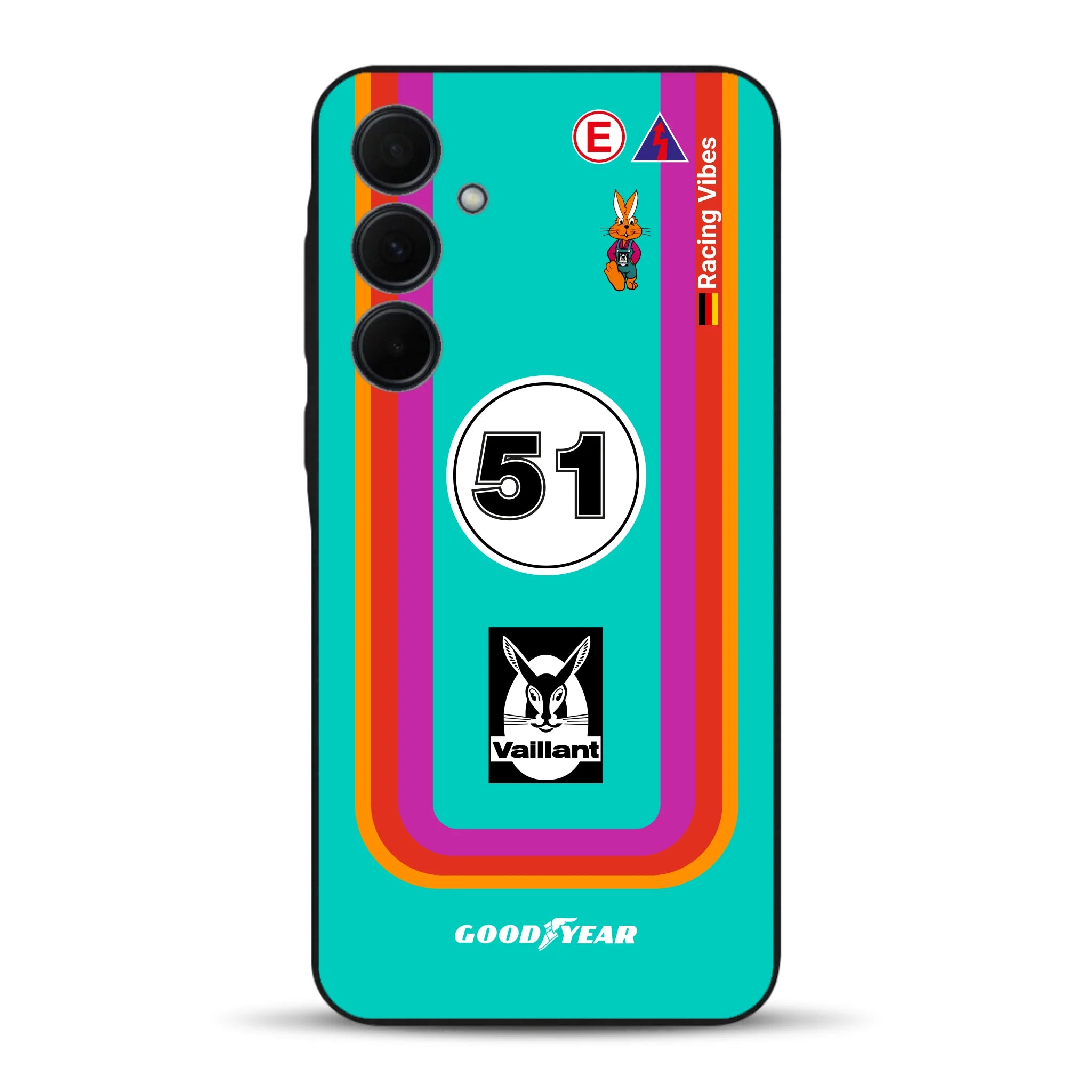 Porsche 935 K3 Vaillant Kremer Racing 1977 Livery - Custodia per cellulare personalizzata per Samsung