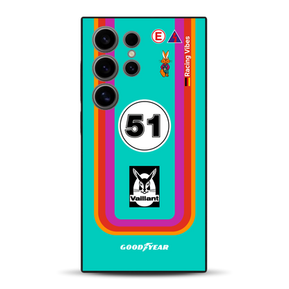 Porsche 935 K3 Vaillant Kremer Racing 1977 Livery - Custodia per cellulare personalizzata per Samsung