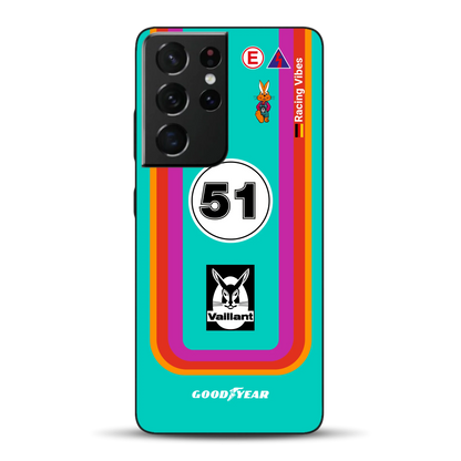 Porsche 935 K3 Vaillant Kremer Racing 1977 Livery - Custodia per cellulare personalizzata per Samsung