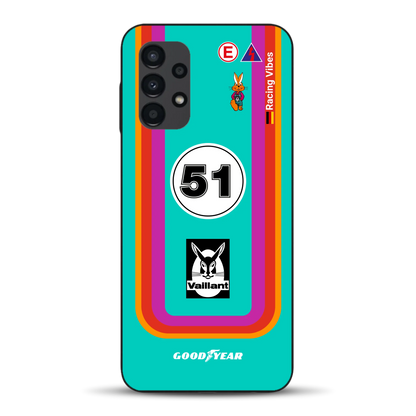 Porsche 935 K3 Vaillant Kremer Racing 1977 Livery - Custodia per cellulare personalizzata per Samsung