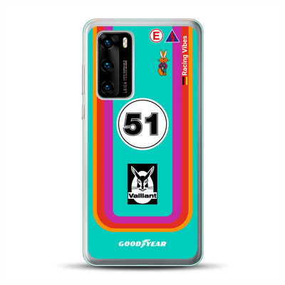 Porsche 935 K3 Vaillant Kremer Racing 1977 Livery - Housse de téléphone portable personnalisée pour Huawei