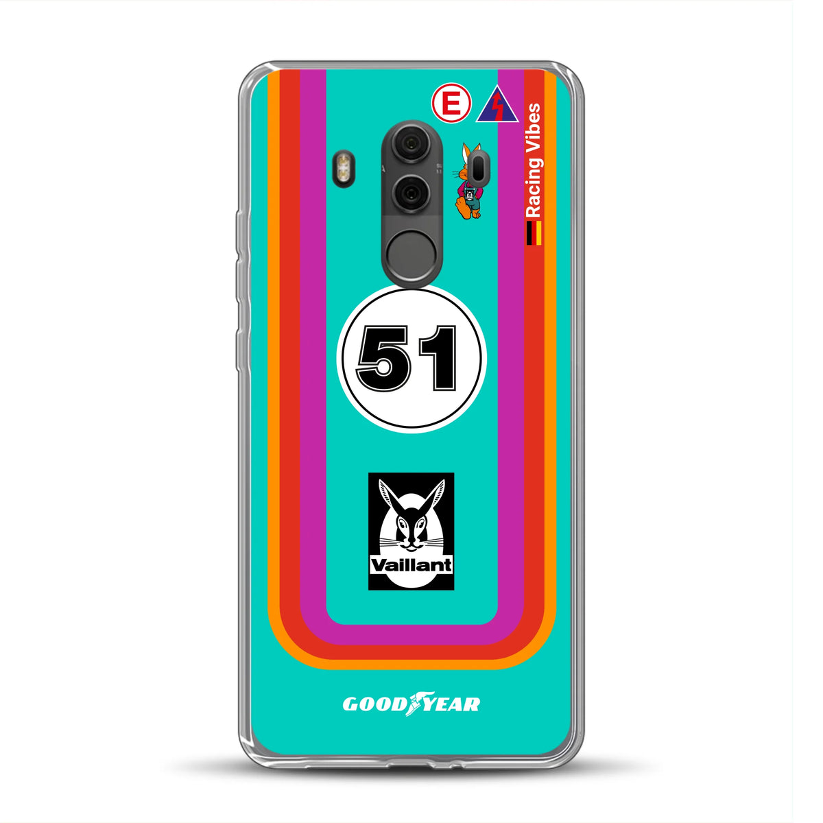 Porsche 935 K3 Vaillant Kremer Racing 1977 Livery - Custodia per cellulare personalizzata per Huawei