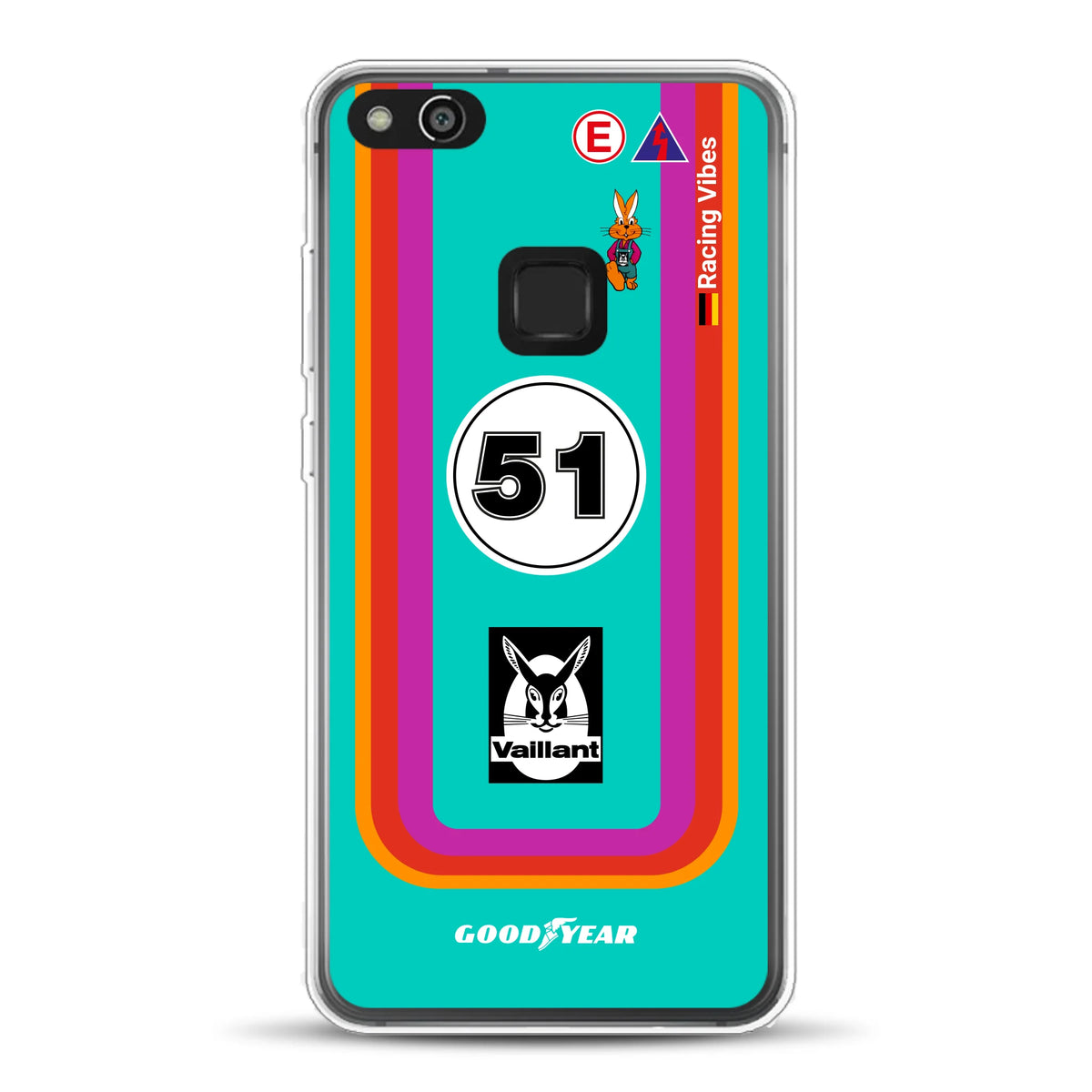 Porsche 935 K3 Vaillant Kremer Racing 1977 Livery - Housse de téléphone portable personnalisée pour Huawei