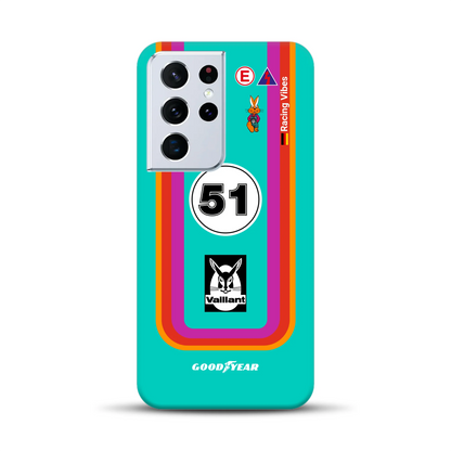 Porsche 935 K3 Vaillant Kremer Racing 1977 Livery - Individuelle Premium Hülle für Samsung