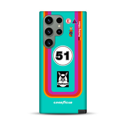 Porsche 935 K3 Vaillant Kremer Racing 1977 Livery - Individuelle Premium Hülle für Samsung
