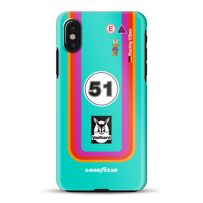Porsche 935 K3 Vaillant Kremer Racing 1977 Livery - Custodia rigida per iPhone