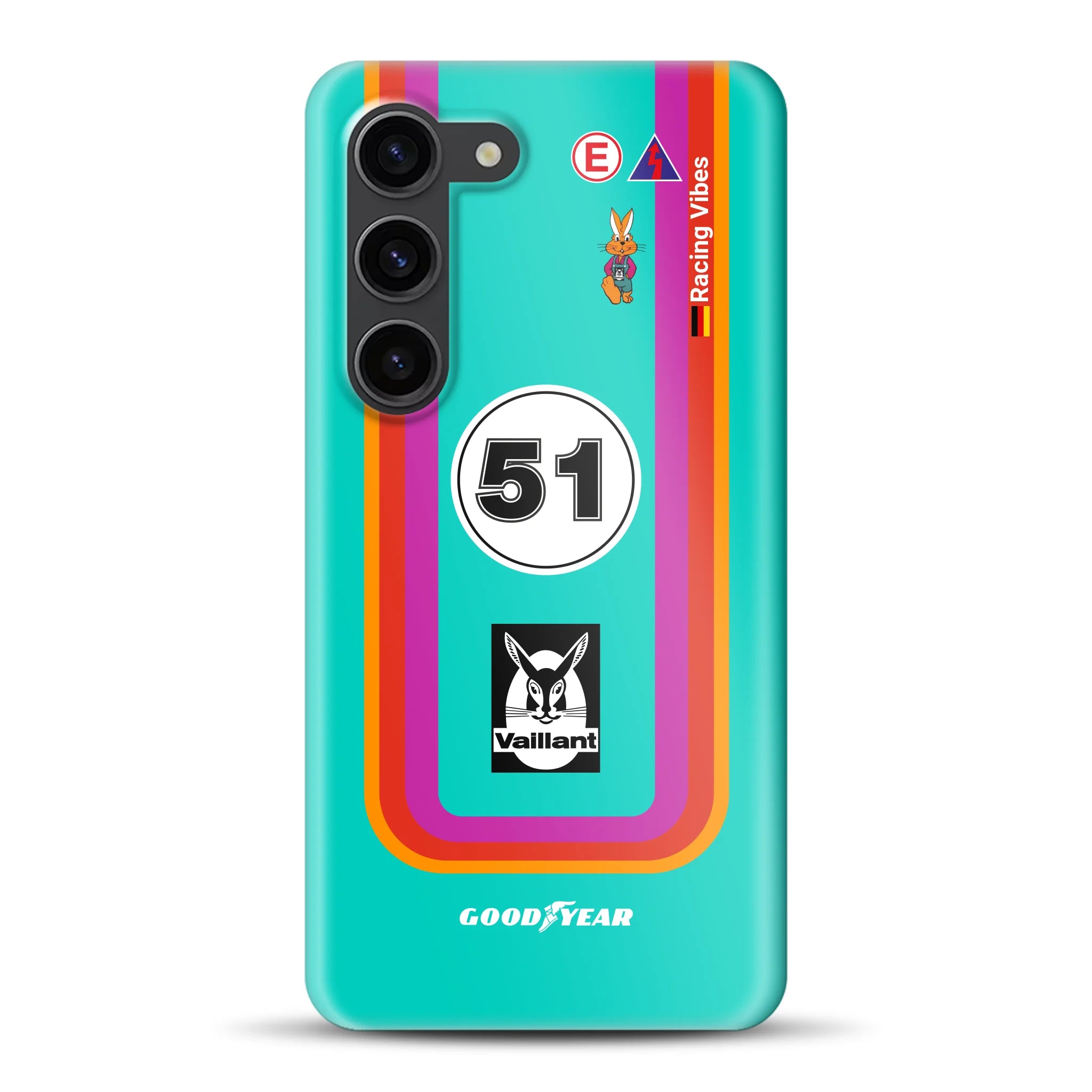 Porsche 935 K3 Vaillant Kremer Racing 1977 Livery - Individuelle Hardcase Hülle für Samsung